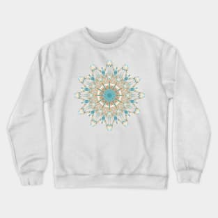 Pussy Willows in Spring - Kaleidoscope Pattern Crewneck Sweatshirt